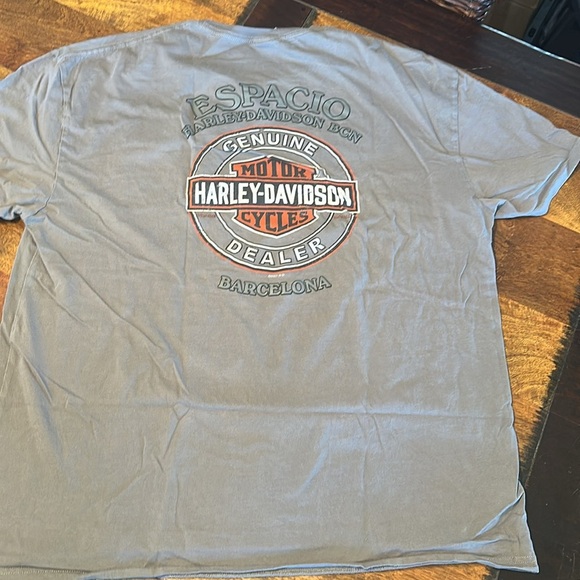 Harley Davidson Barcelona T shirt EUC size 2XL - Picture 3 of 5